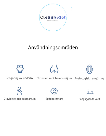 Cleanbidet - Alltid ren och fräsch!